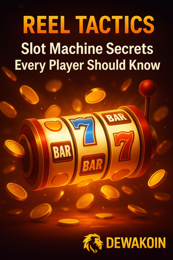 Reel Tactics: Slot Machine Secrets Every Player Should Know