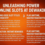 Feel the Spin: Unleashing the Power of Online Slots at Dewakoin