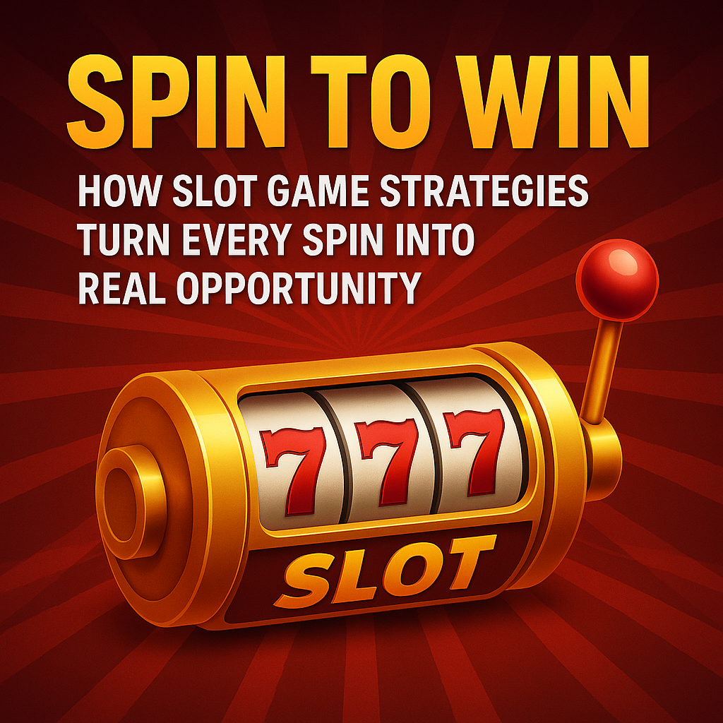 Spin to Win: How Slot Game Strategies Turn Every Spin Into Real Opportunity