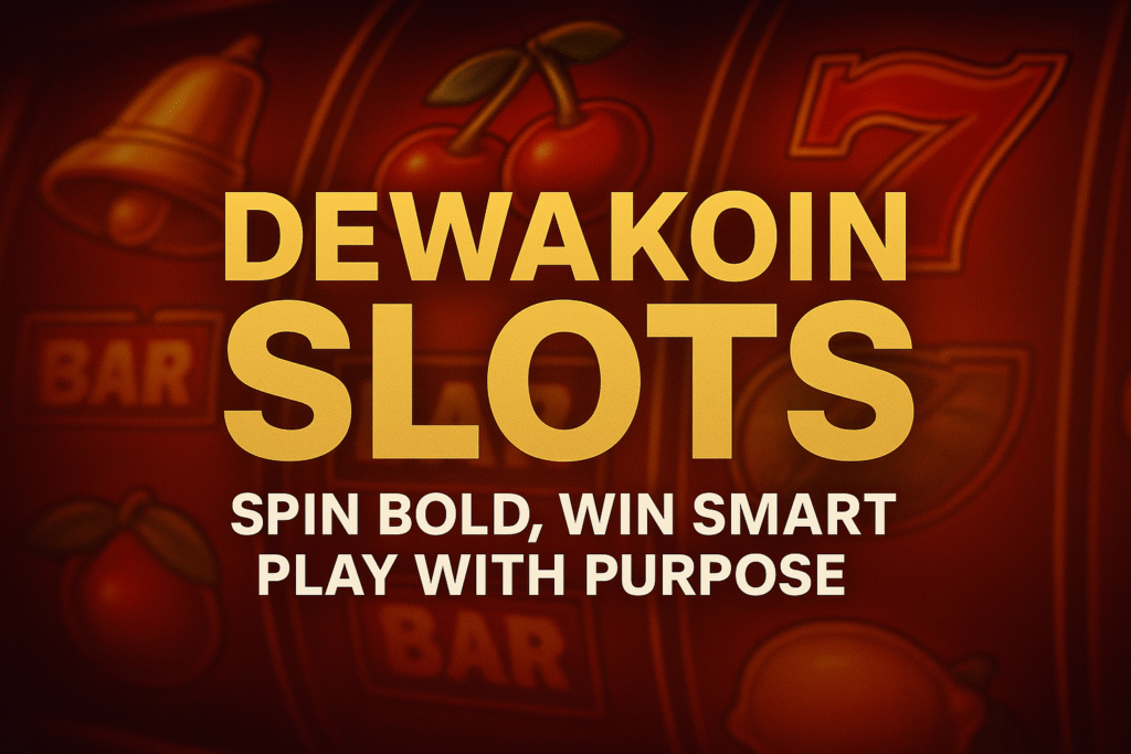 Dewakoin Slots: Spin Bold, Win Smart, Play with Purpose