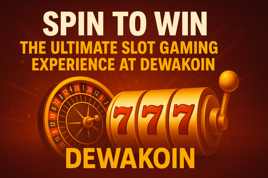 Spin to Win: The Ultimate Slot Gaming Experience at Dewakoin