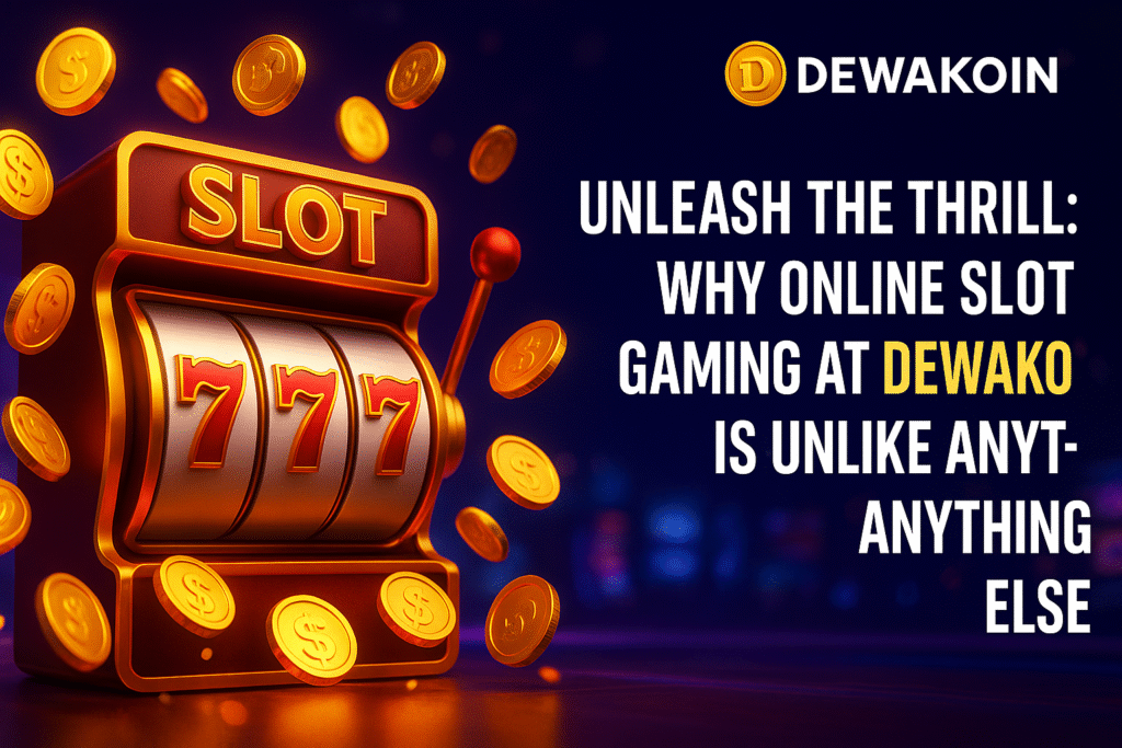Unleash the Thrill: Why Online Slot Gaming at Dewakoin Is Unlike Anything Else