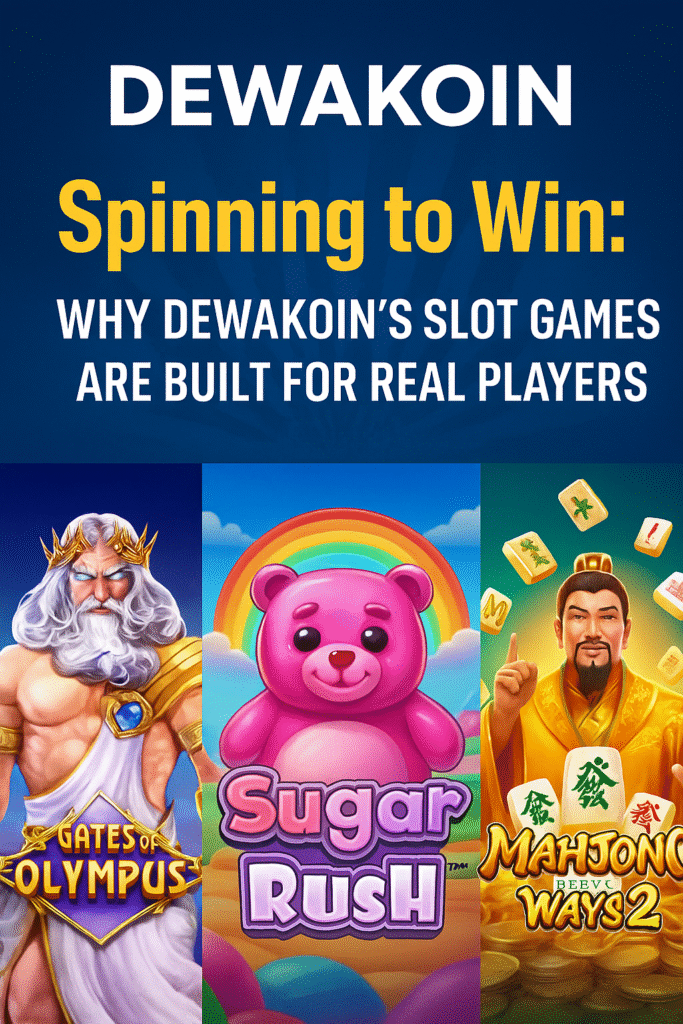 Spinning to Win: Why Dewakoin’s Slot Games Are Built for Real Players